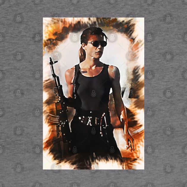 Sarah Connor Portrait by Naumovski